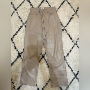 Abercrombie and fitch leather pants